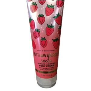 Bath & Body‎ Works STRAWBERRY SODA Body Cream Only New